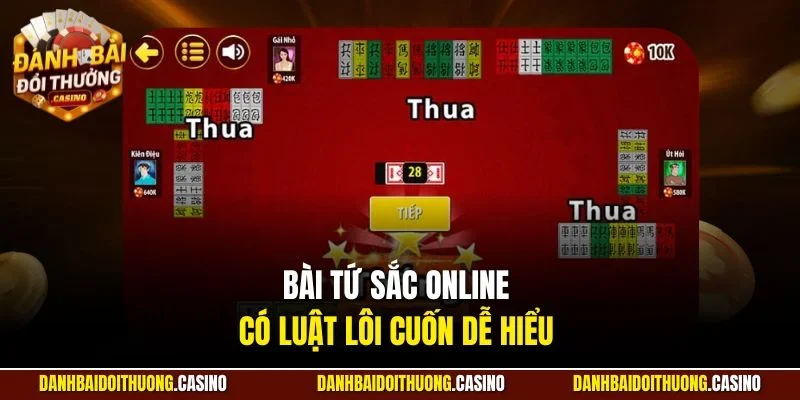 Bài tứ sắc online có luật lôi cuốn dễ hiểu 