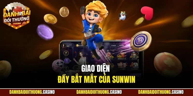 Giao diện đầy bắt mắt của Sunwin